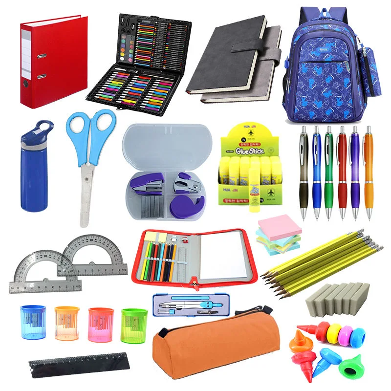 Elementary Kids Girls & Boys Stationery Set Back to School Essentials