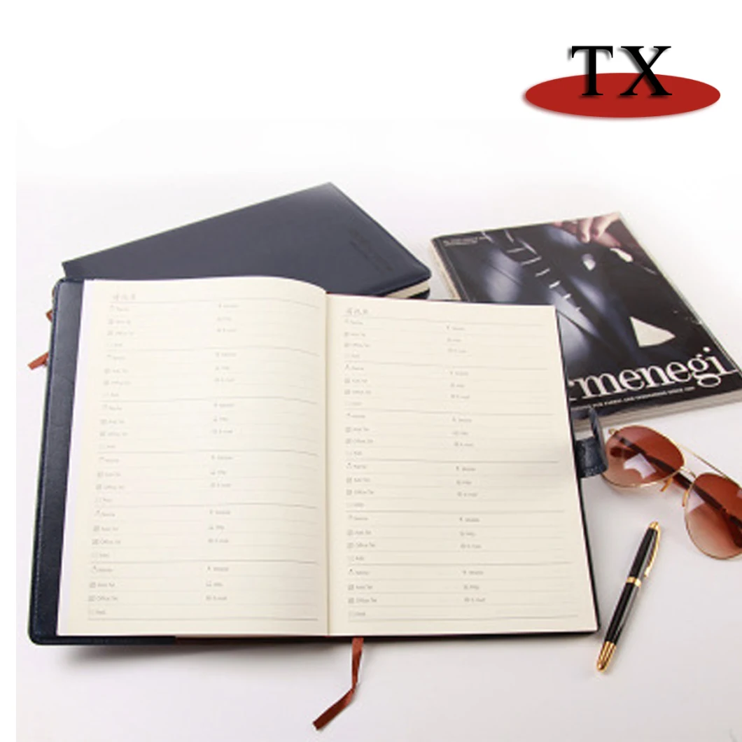 PU Leather Notebook Manufacturers Custom Logo Office Stationery