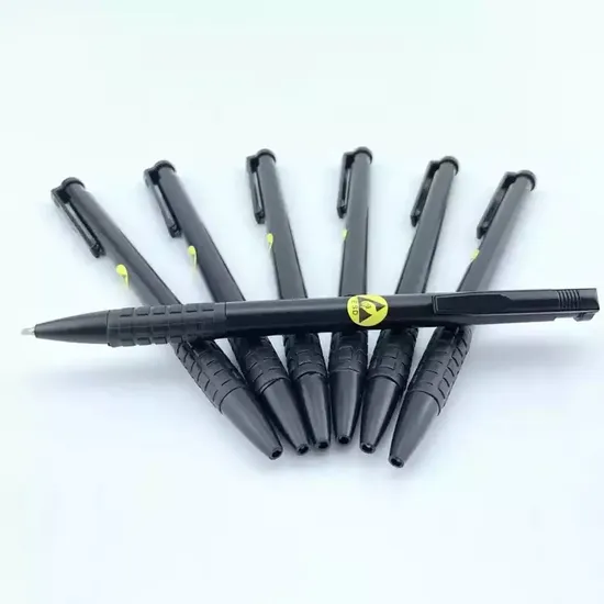 帯電防止ESD黒ペンホルダー/オフィス用黒ESDペンコンテナ/ESDペン文具
